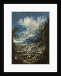 Landscape with Fishermen, c.1730 by Alessandro Magnasco