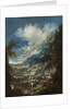 Landscape with Fishermen, c.1730 by Alessandro Magnasco