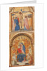 Detail of Madonna and Child with Angels, the Crucifixion, and Twelve Apostles or Saints, c.1360 by Lorenzo Veneziano