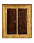 Rear of Saints James, Anthony Abbot, Francis, and Ansanus, c.1385-90 by Master of Panzano