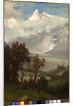 View of the Wetterhorn from the Valley of Grindelwald by Albert Bierstadt