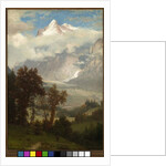 View of the Wetterhorn from the Valley of Grindelwald by Albert Bierstadt