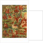 Detail of Third Panchen Lama Losan Penden Yeshe by School Tibetan