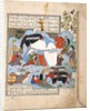 A sleeping man is decapitated in his tent, c.1560 by Persian School