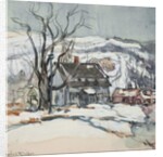 House and Tree in Winter by Charles P. Reiffel