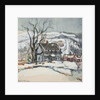 House and Tree in Winter by Charles P. Reiffel