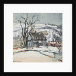 House and Tree in Winter by Charles P. Reiffel