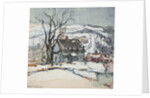 House and Tree in Winter by Charles P. Reiffel