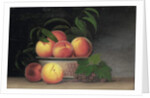 Still-life with Peaches, c.1816 by Raphaelle Peale