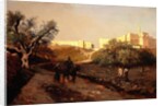 The Walls of Jerusalem, 1874 by Edwin Lord Weeks