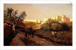 The Walls of Jerusalem, 1874 by Edwin Lord Weeks