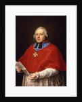 Etienne-René, Cardinal Potier de Gesvres, 1758 by Pompeo Girolamo Batoni