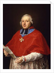 Etienne-René, Cardinal Potier de Gesvres, 1758 by Pompeo Girolamo Batoni