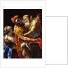 Æneas and His Father Fleeing Troy, c.1635 by Simon Vouet