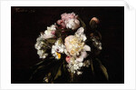 Peonies, White Carnations and Roses, 1874 by Ignace Henri Jean Fantin-Latour