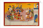 The wedding guests assemble, c.1700 by Indian School