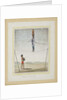 Acrobat on a tightrope, drummer below, c.1820 by Indian School