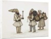 Hill Men and Woman Inhabitants of Kangra Hills / Hindoos, c.1840 by Indian School