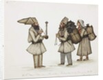 Hill Men and Woman Inhabitants of Kangra Hills / Hindoos, c.1840 by Indian School