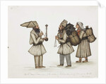 Hill Men and Woman Inhabitants of Kangra Hills / Hindoos, c.1840 by Indian School