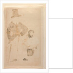 Mahant turns the oil-press in jail, Kalighat Album, c.1880 by Indian School