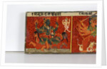 Detail from a Devimahatmya manuscript cover by Nepalese School