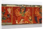 Detail from a Devimahatmya manuscript cover by Nepalese School