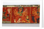 Detail from a Devimahatmya manuscript cover by Nepalese School