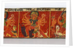 Detail from a Devimahatmya manuscript cover by Nepalese School