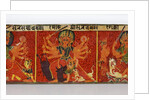 Detail from a Devimahatmya manuscript cover by Nepalese School