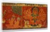 Detail from a Devimahatmya manuscript cover by Nepalese School