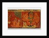Detail from a Devimahatmya manuscript cover by Nepalese School