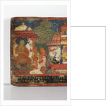 Detail from a Buddhist manuscript cover by Nepalese School