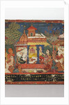 Detail from a Buddhist manuscript cover by Nepalese School