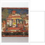 Detail from a Buddhist manuscript cover by Nepalese School