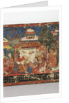Detail from a Buddhist manuscript cover by Nepalese School