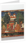 Detail from a Buddhist manuscript cover by Nepalese School