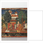 Detail from a Buddhist manuscript cover by Nepalese School