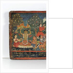 Detail from a Buddhist manuscript cover by Nepalese School