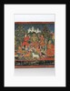 Detail from a Buddhist manuscript cover by Nepalese School