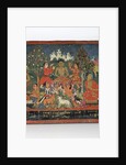 Detail from a Buddhist manuscript cover by Nepalese School