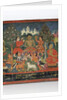 Detail from a Buddhist manuscript cover by Nepalese School