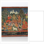 Detail from a Buddhist manuscript cover by Nepalese School