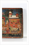 Detail from a Buddhist manuscript cover by Nepalese School