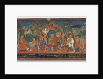 Buddhist manuscript cover by Nepalese School