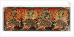 One of a pair of manuscript covers depicting Devi as the Eight Mothers by Nepalese School