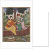 A man and woman seated beneath a tree, c.1590 by Indian School