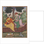 A man and woman seated beneath a tree, c.1590 by Indian School
