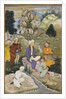 Picnicking in the course of a hunt, c.1615 by Indian School