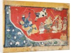 Krishna defeats a demon beside a river, c.1560 by Indian School